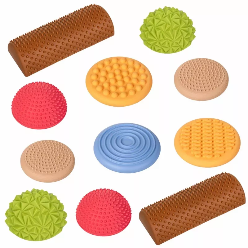 TULLO Fizjo sensoorne rada, pastelne, 11 tk