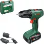 Juhtmeta trell-kruvikeeraja Bosch EasyDrill 18V-38 — 18V, 38 Nm pöördemoment, kompaktne akutrell