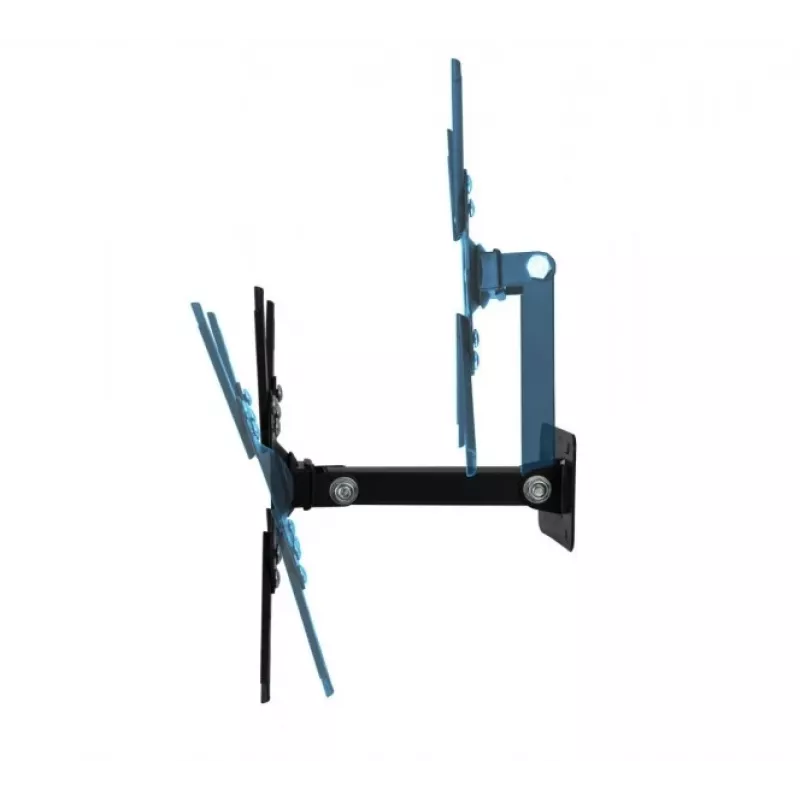 TV seinakinnitus ESPERANZA PROTEUS 26–70 tolli (66–177,8 cm), kallutus ±15°, pööramine 120°, VESA 75×75–400×400, max koormus 55 kg, must