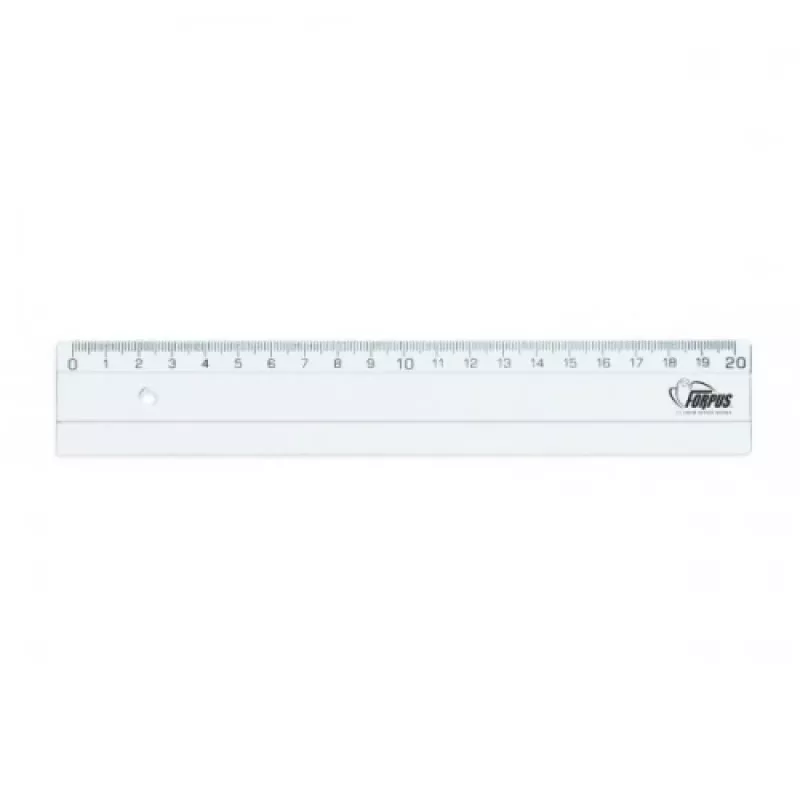 Joonlaud Forpus, plastik, läbipaistev, 20 cm 1225-020