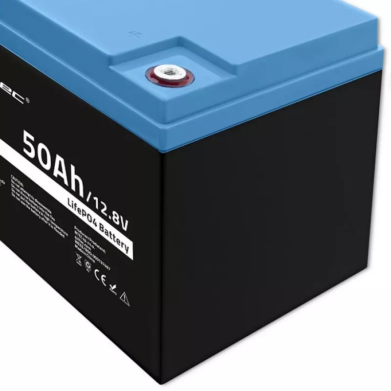 LiFePO4 aku QOLTEC 12,8 V 50 Ah (mudel 53704) varutoiteks ja energia salvestamiseks