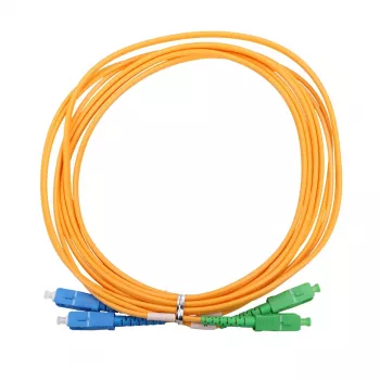 Patchcord Extralink SC/APC – SC/UPC, ühemoodiline dupleks G.657.A1, 3 mm Ø, 3 m