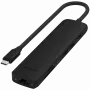 Satechi 7-ühes USB-C Slim Multiport Adapter Ethernet (USB-C PD, 2x USB-A, HDMI 4K, Ethernet, mälukaardilugeja micro/SD) (Must)