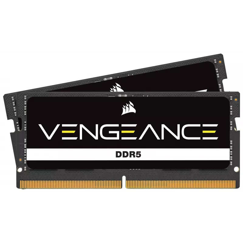 SO-DIMM 64 GB DDR5-5600 (2x 32 GB) kahe kanaliga komplekt, mälu must, CMSX64GX5M2A5600C48, Vengeance