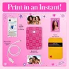 Barbie x Kodak STEP Slim Instant Mobile Photo Printer Värviline ZINK 2x3'' 1ppm, Bluetooth, Roosa