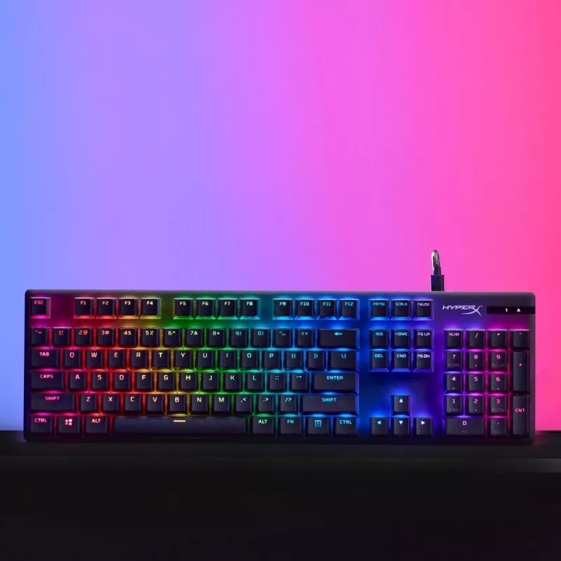 HyperX Alloy Origins PBT HX Red - mehaaniline mänguklaviatuur