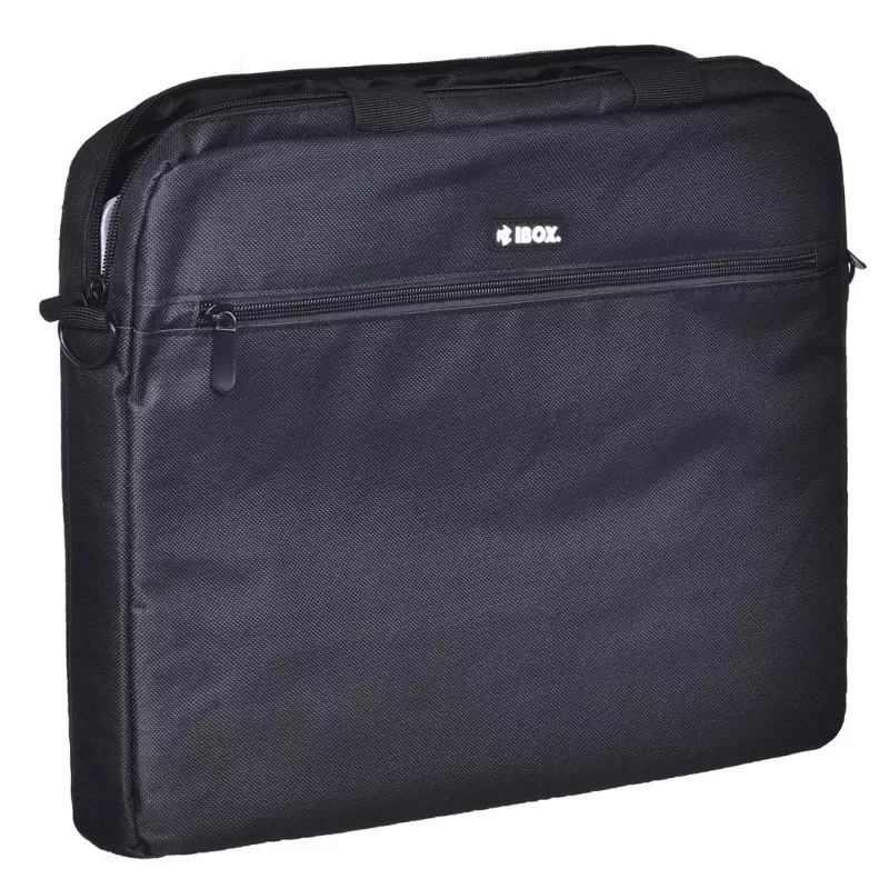 Portfell IBOX TN6020 kuni 39,6 cm (15,6 tolli) sülearvutitele — nailon, must, õlarihm