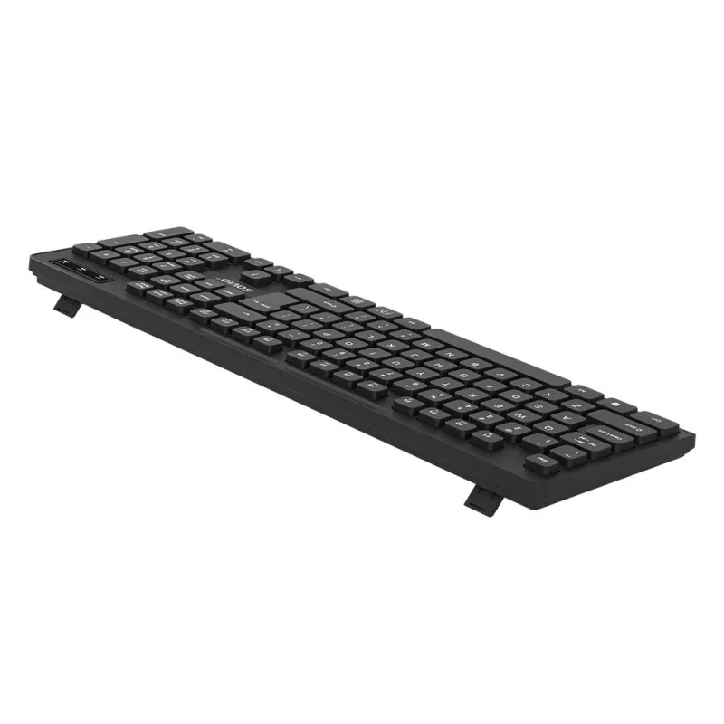 Savio KB-02 klaviatuur Kodu/Kontor USB QWERTY Must