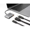 DeLOCK 61071 videokaabli adapter 0,1 m USB USB-C USB USB-C USB Type-A HDMI hall