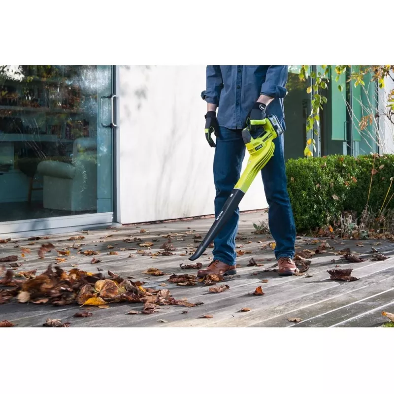 Ryobi OBL1820S juhtmeta lehepuhur 245 km/h Must, Roheline