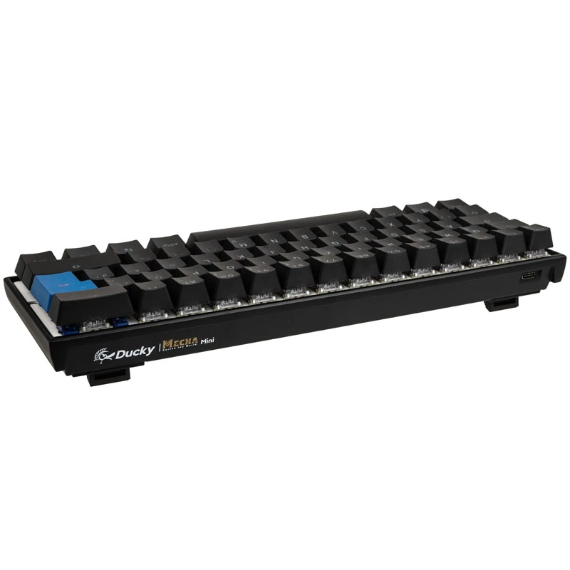 Ducky Mecha Mini klaviatuur Mängimine USB Inglise Must