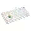 Savio ASTRAL WHITE JADE klaviatuur mängudele USB QWERTY US International