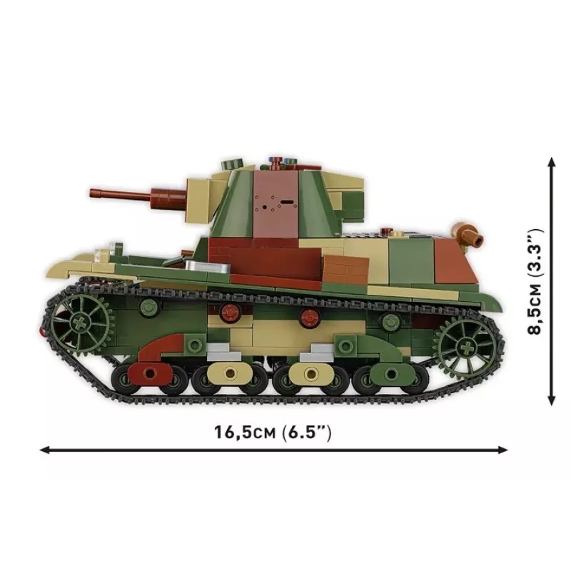 Cobi ehitusklotsid Kerge tank 7TP mudel, 669 osa, COBI-2661