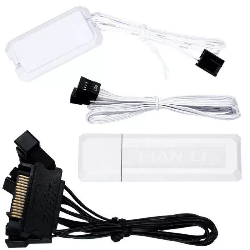 LIAN LI UNI FAN TL Wireless 120mm ARGB vastupidise labaga, 3 tk, valge