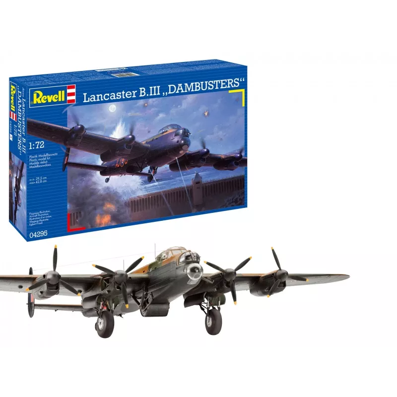 Revell Lancaster B. Iii Dambusters (04295) 1:72 Skaala Lennuki Plastikmudelikomplekt