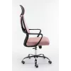 Topeshop FOTEL NIGEL RÓŻOWY office/computer chair Padded seat Mesh backrest