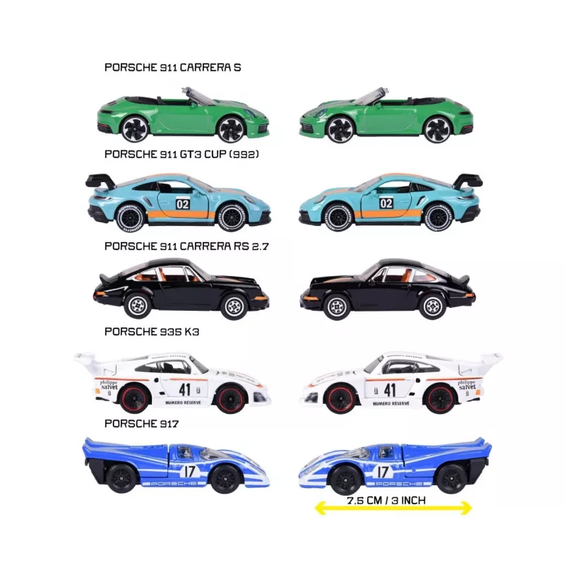 Sõiduk Porsche 5-osaline kingikomplekt