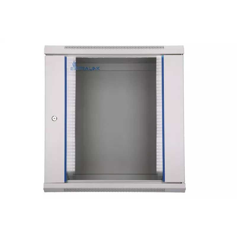 Extralink Rackmount cabinet 12U 600x450 Gray wall mounted