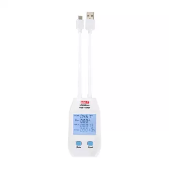 USB-A / USB-C tester UT658DUAL — QC 3.0 ja 4.0 tugi, mõõdab 0–99999 mAh