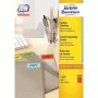 Isekleepuv printerisilt Avery Coloured Labels punane 105 x 148 mm