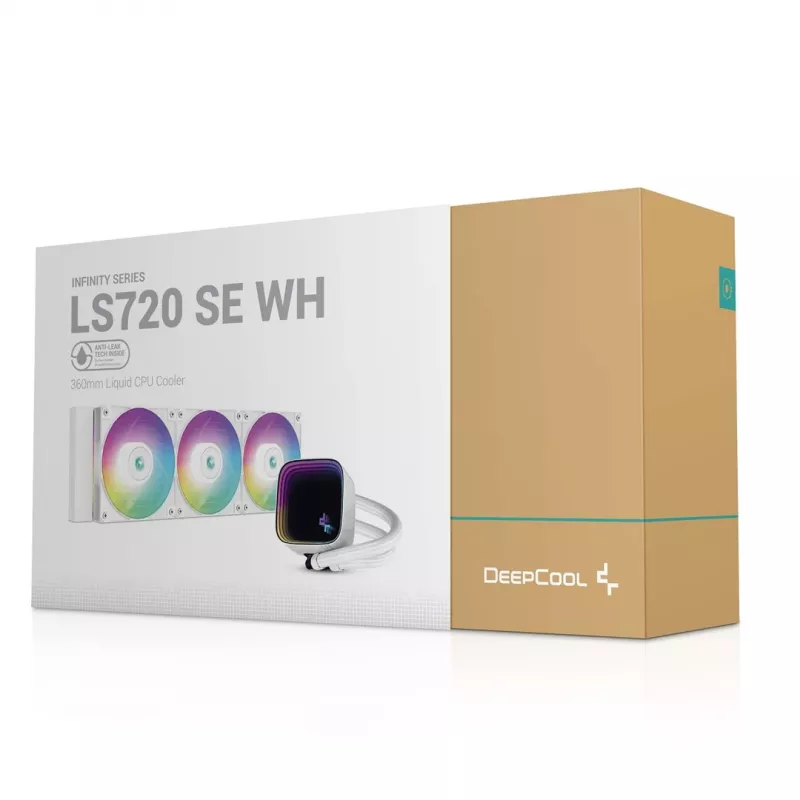 DeepCool LS720 SE WH protsessori vedelikjahutuskomplekt 12 cm valge 1 tk