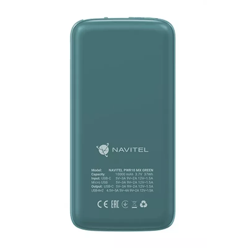 Navitel PWR10 MX roheline akupank 10000 mAh