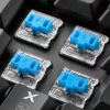 PureWriter RGB, mänguklaviatuur must, FR-paigutus, Kailh Choc Low Profile Blue