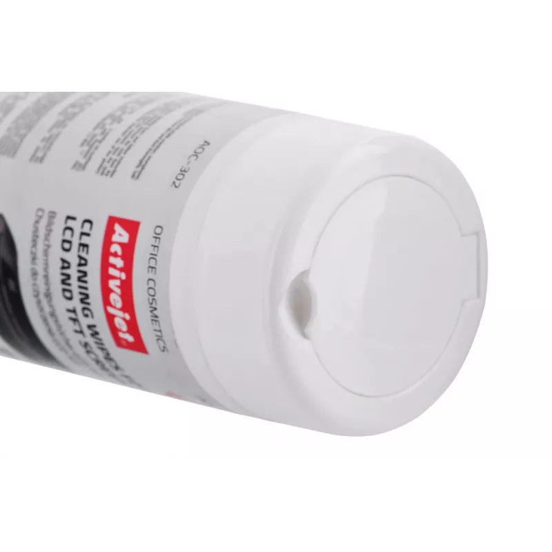 Activejet AOC-302 LCD-ekraani puhastuslapid, 100 tk