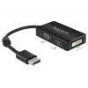 DeLOCK 0,16 m DisplayPort/VGA+HDMI+DVI VGA (D-Sub)+ HDMI + DVI must