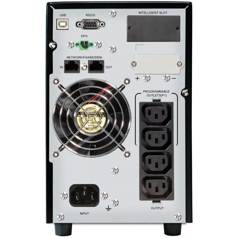 PowerWalker VFI 1500 CG PF1 topeltkonversiooniga (Online) 1,5 kVA 1500 W 4 vahelduvvoolu väljundit