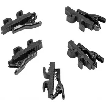 Kaabliklamber Omnitronic MK2 must — pakk 5 tk heli- ja toitekaablite kinnitamiseks