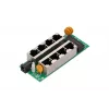 PoE-injektor Extralink Gigabit 4-pordiline, 4x 1000 Mb/s RJ45, 48 V, sinine/must