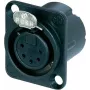 Neutrik NC5FD-LX-B ühendusvarustus, must