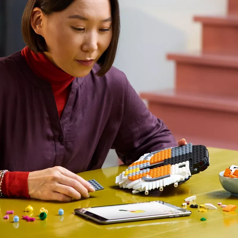 Ehitusmänguasi LEGO Art Fauna kollektsiooni tiigri komplekt 31217 – ehitatav tiigrimudel