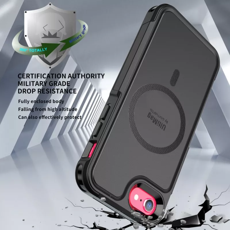 4smarts 452042 - Kaitsekate - Apple - iPhone SE3 / SE2 / 8 / 7 - 11,9 cm (4.7 tolli) - Must
