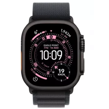 Apple Watch Ultra 3 GPS + Cellular 49mm musta titaanist korpusega ja musta Alpine Loop Medium käepaelaga