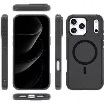Äärisümbris 4smarts Defend iPhone 17 Pro Max Must 17,5 cm