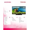 TV LED 43UV3F63DG 43-tolline LED-ekraan 4K eraldusvõime