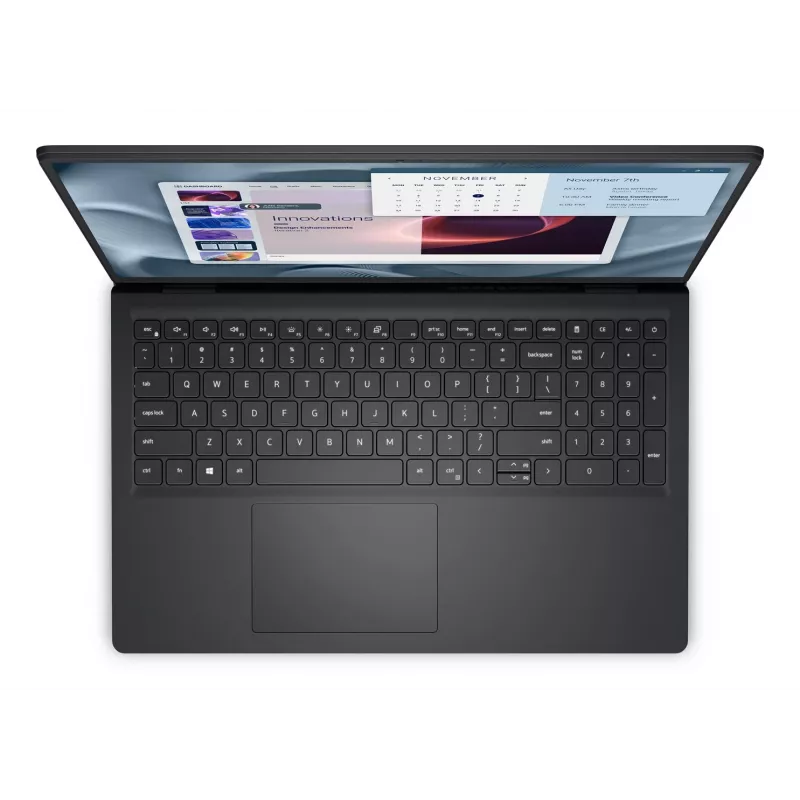DELL Pro 15 Essential PV15250 Intel Core 3 100U sülearvuti 39,6 cm (15,6 inch) Full HD 8 GB DDR5-SDRAM 512 GB SSD Wi-Fi 6 (802.11ax) Windows 11 Pro Must
