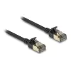 DeLOCK RJ45 võrgukaabel Cat.8.1 F/FTP õhuke Pro 5 m must