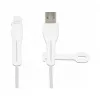 DeLOCK tolmukaitse USB Type-A isasele ja Apple Lightning isasele pistikule komplekt 2 tk valge