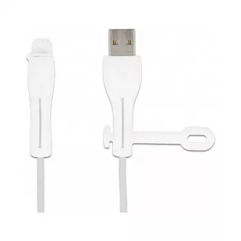 DeLOCK tolmukaitse USB Type-A isasele ja Apple Lightning isasele pistikule komplekt 2 tk valge