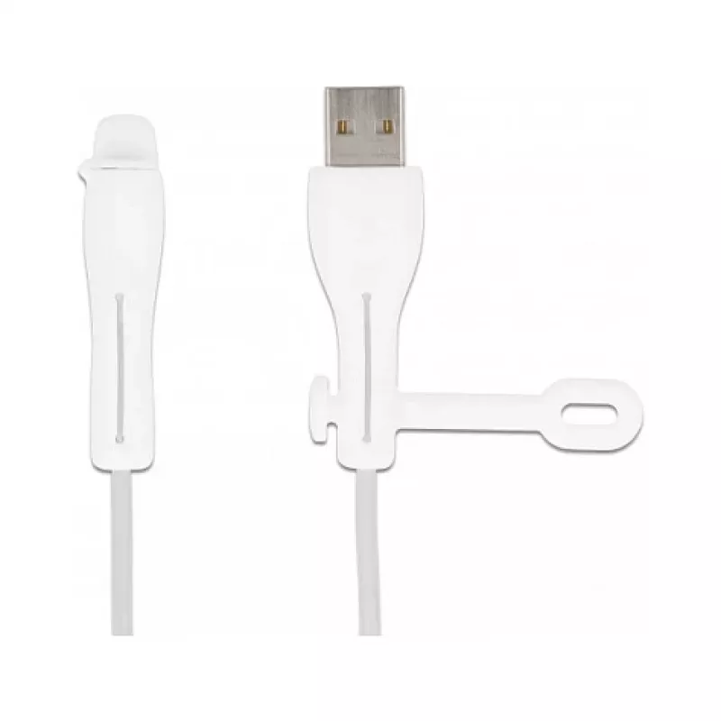 DeLOCK tolmukaitse USB Type-A isasele ja Apple Lightning isasele pistikule komplekt 2 tk valge