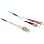 Optical Fibre kaabel DeLOCK LC to ST Multi-mode OM3 1 m