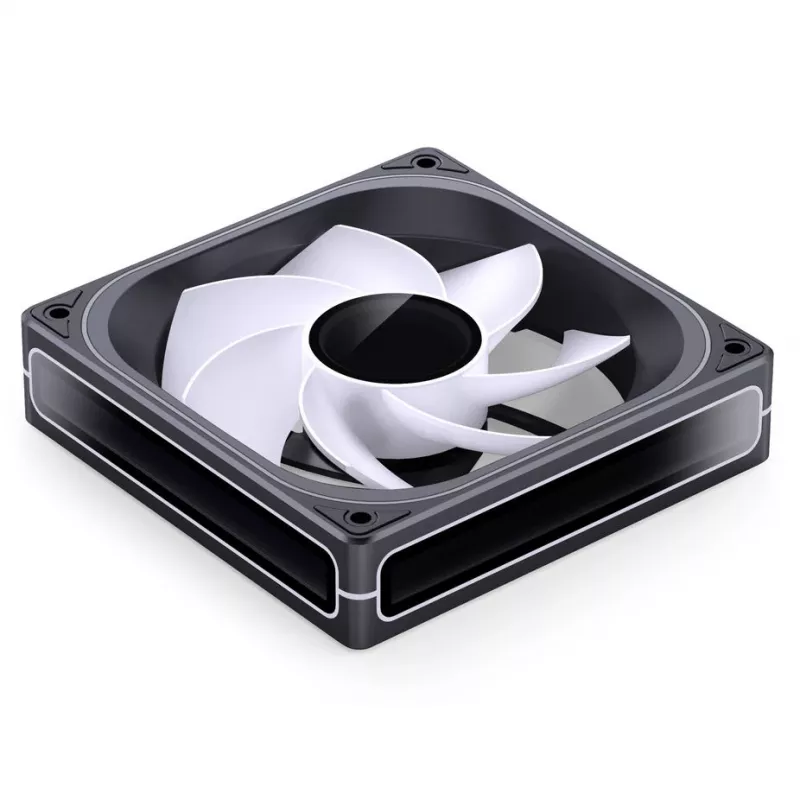 120 mm PWM ARGB korpuse ventilaator Jonsbo ZB-120 Reverse Blade, must