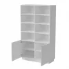 Kapikapp Cama Meble LIVERTI raamaturiiul 100×420×1705 mm valge