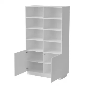 Kapikapp Cama Meble LIVERTI raamaturiiul 100×420×1705 mm valge