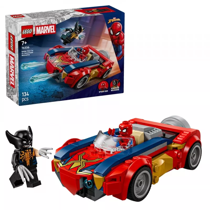 LEGO MARVEL 76336 Ämblikmehe auto vs. Venom Wolverine