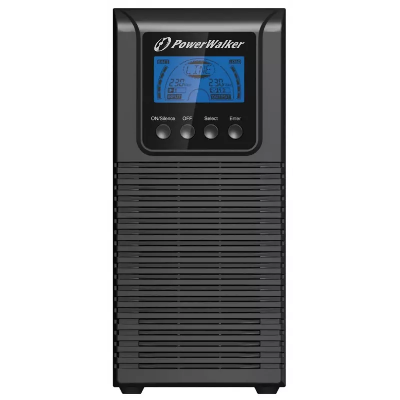 PowerWalker VFI 1000 TGS Topeltmuunduriga (Online) 1 kVA 900 W 3 vahelduvvoolu väljundit