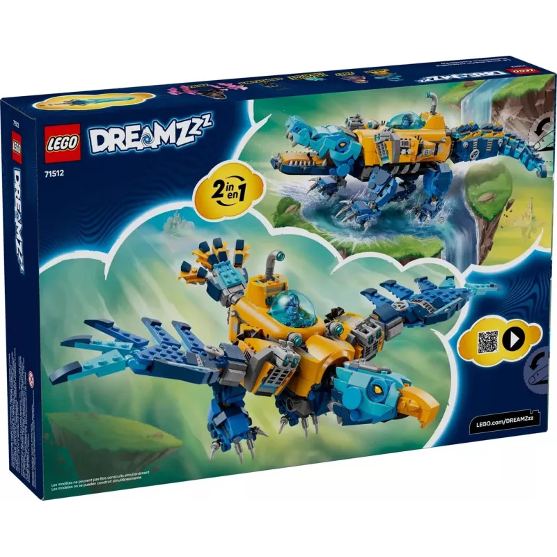 LEGO DREAMZZZ 71512 Krokodilliallveelaev